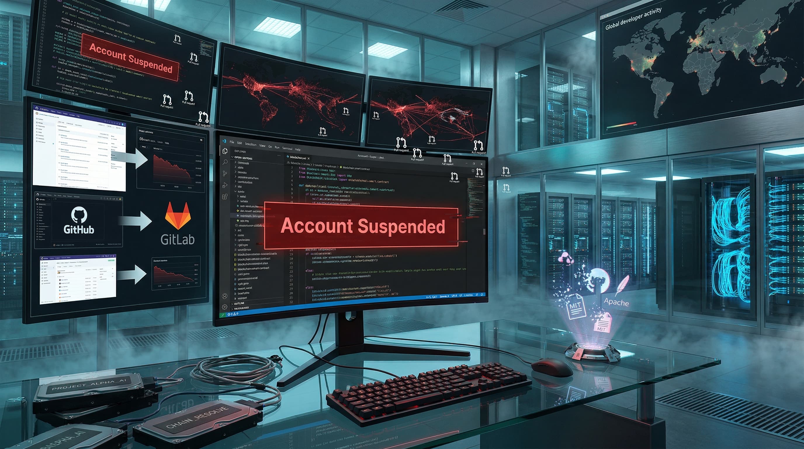 Microsoft GitHub Suspensions Halt StarForge AI, BlockNet Accounts