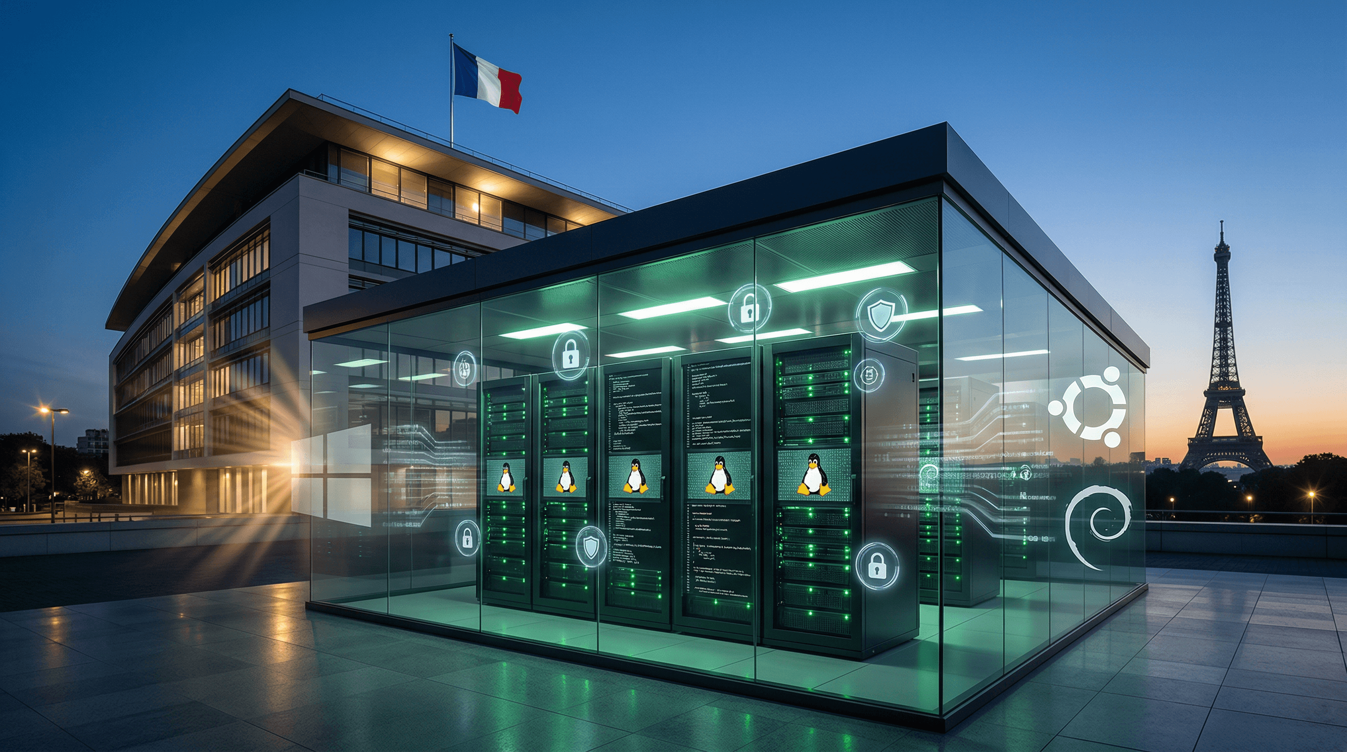 France Linux Switch Replaces Windows in Government by 2028