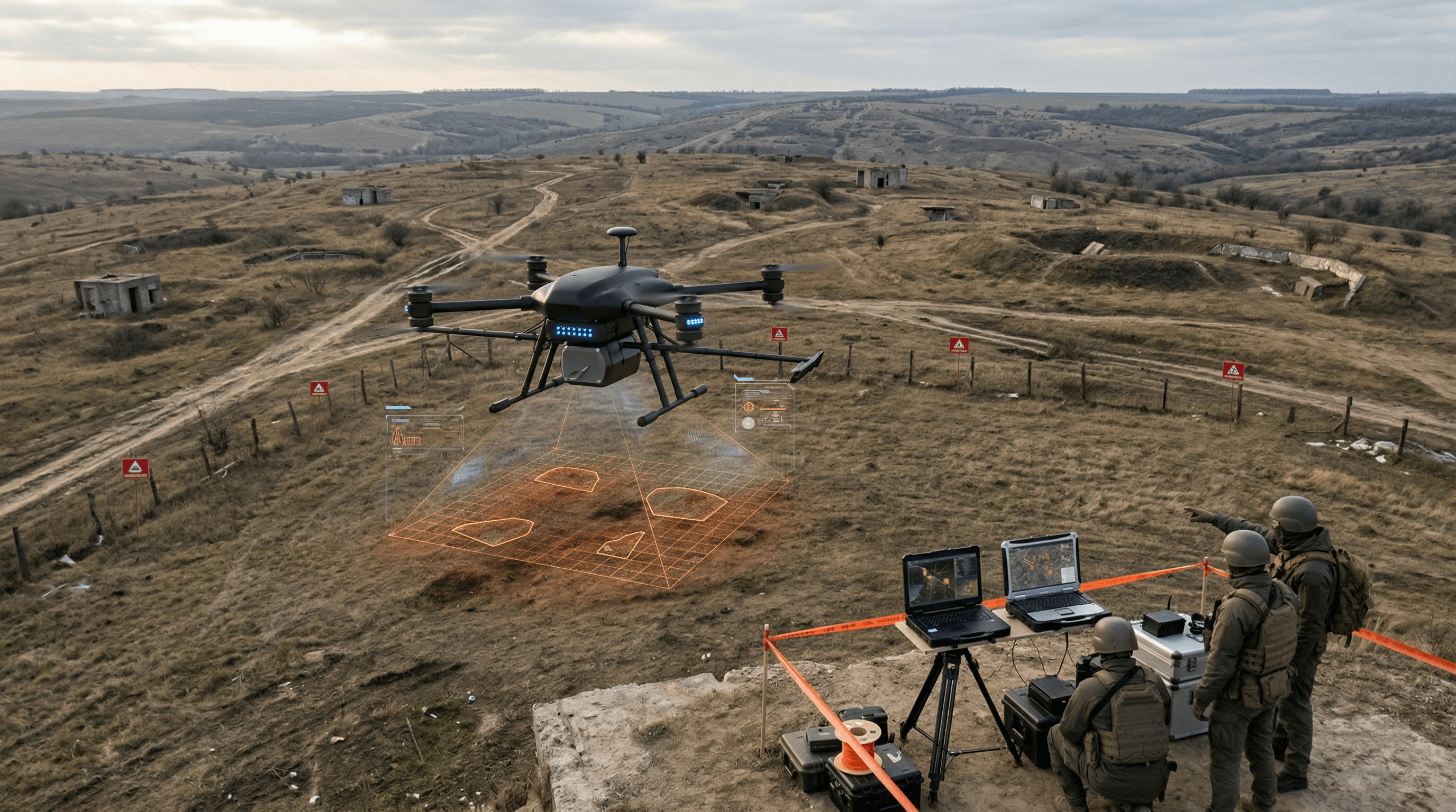 GICHD Launches AI Landmine Detection Drone System