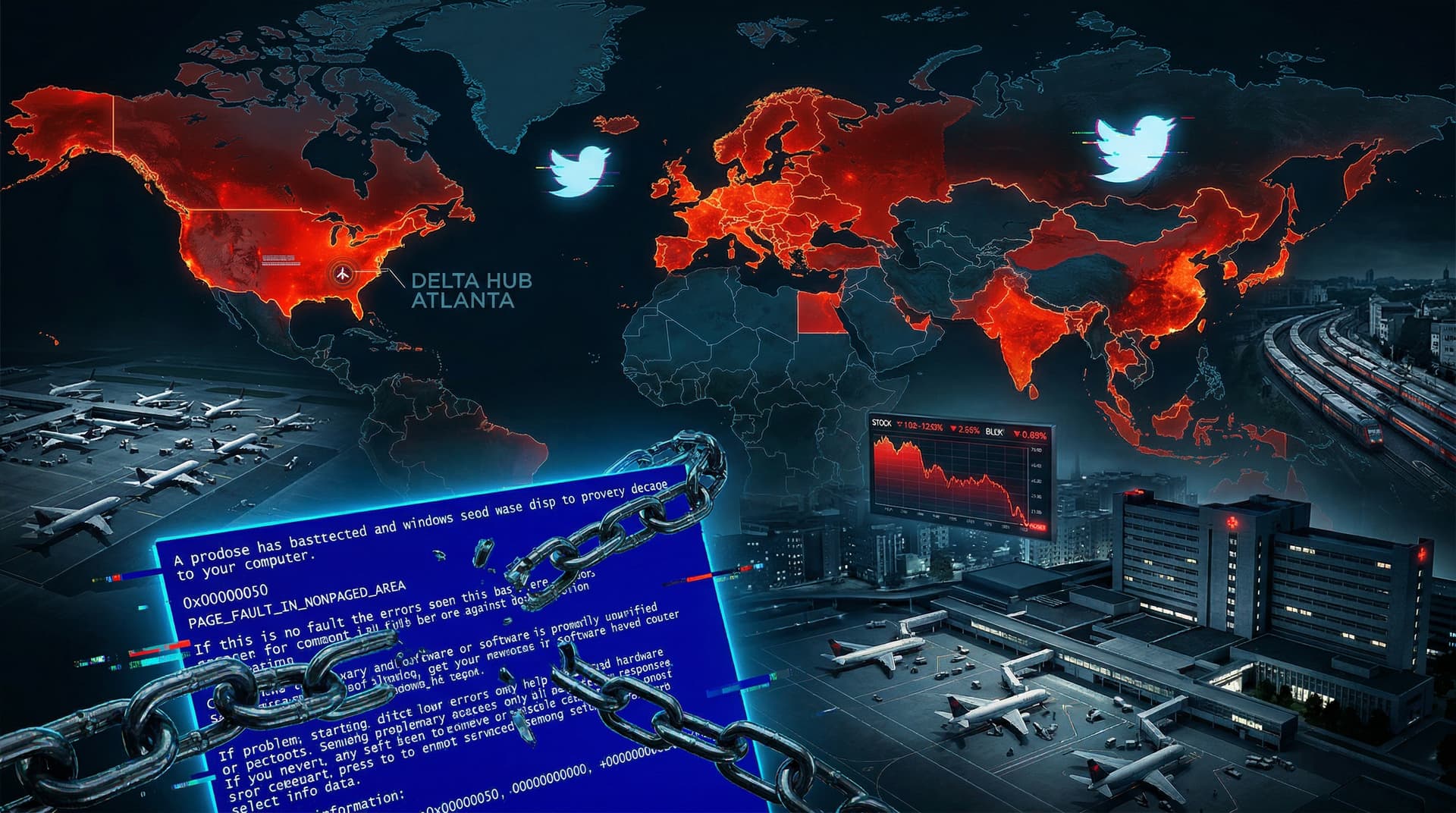 CrowdStrike Faulty Update Sparks Global Outage Crippling Airlines and