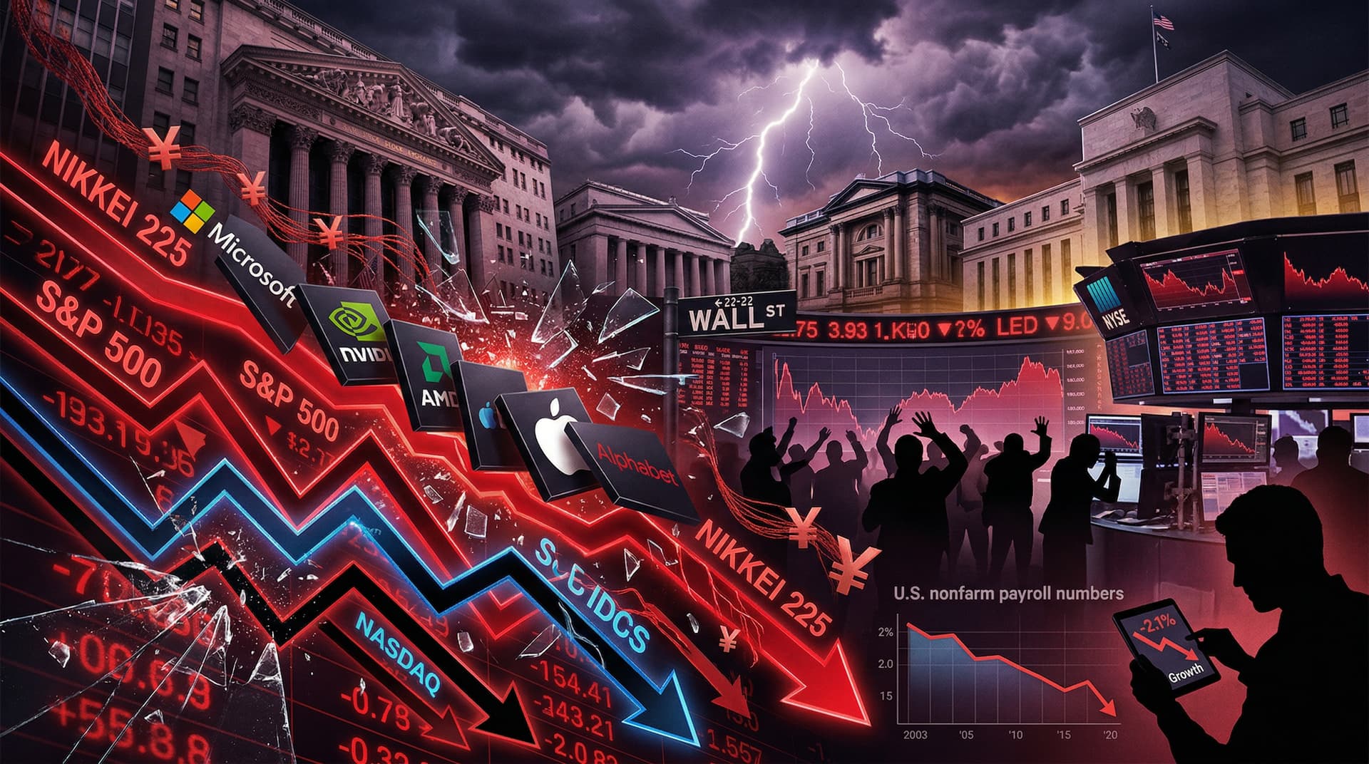 Reviewing Early August 2024 Market Crash: Tech Sector Fallout