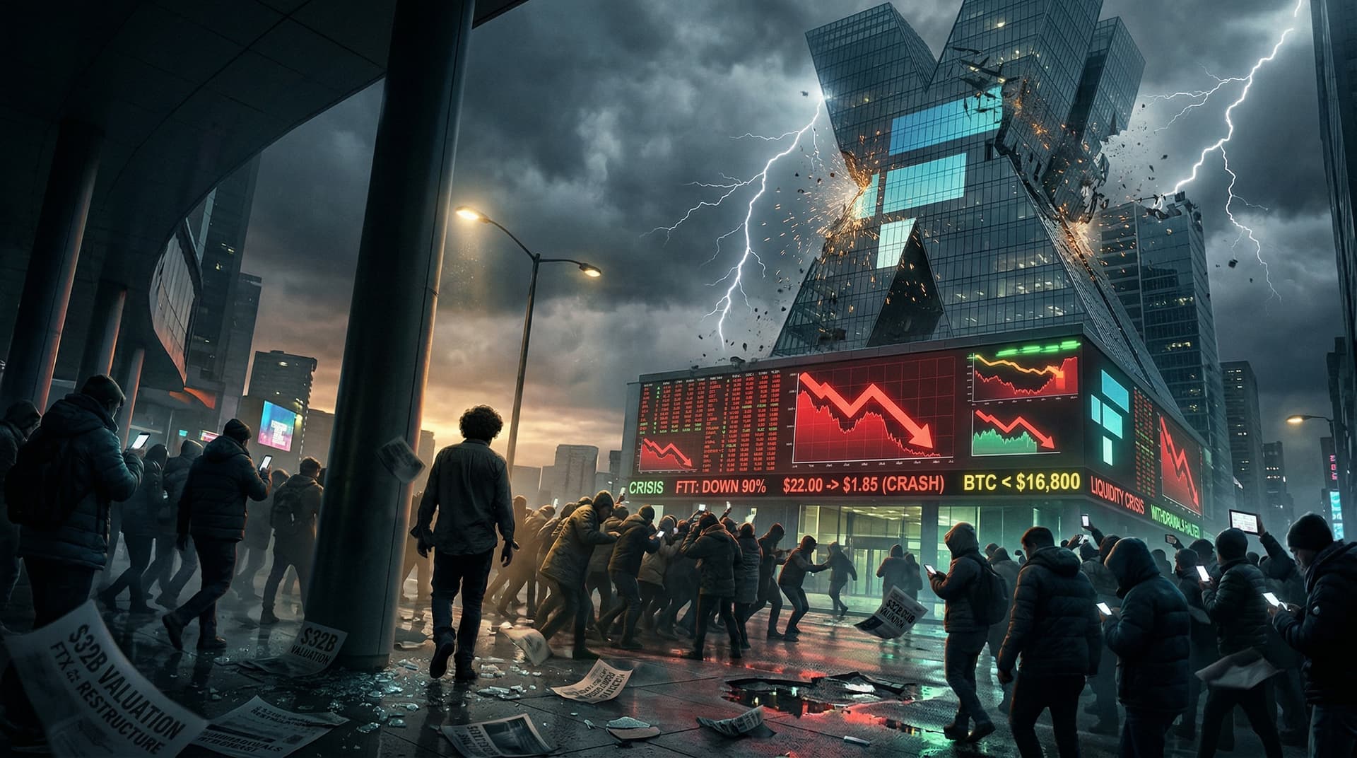 FTX Files for Bankruptcy as Crypto Empire Crumbles Overnight