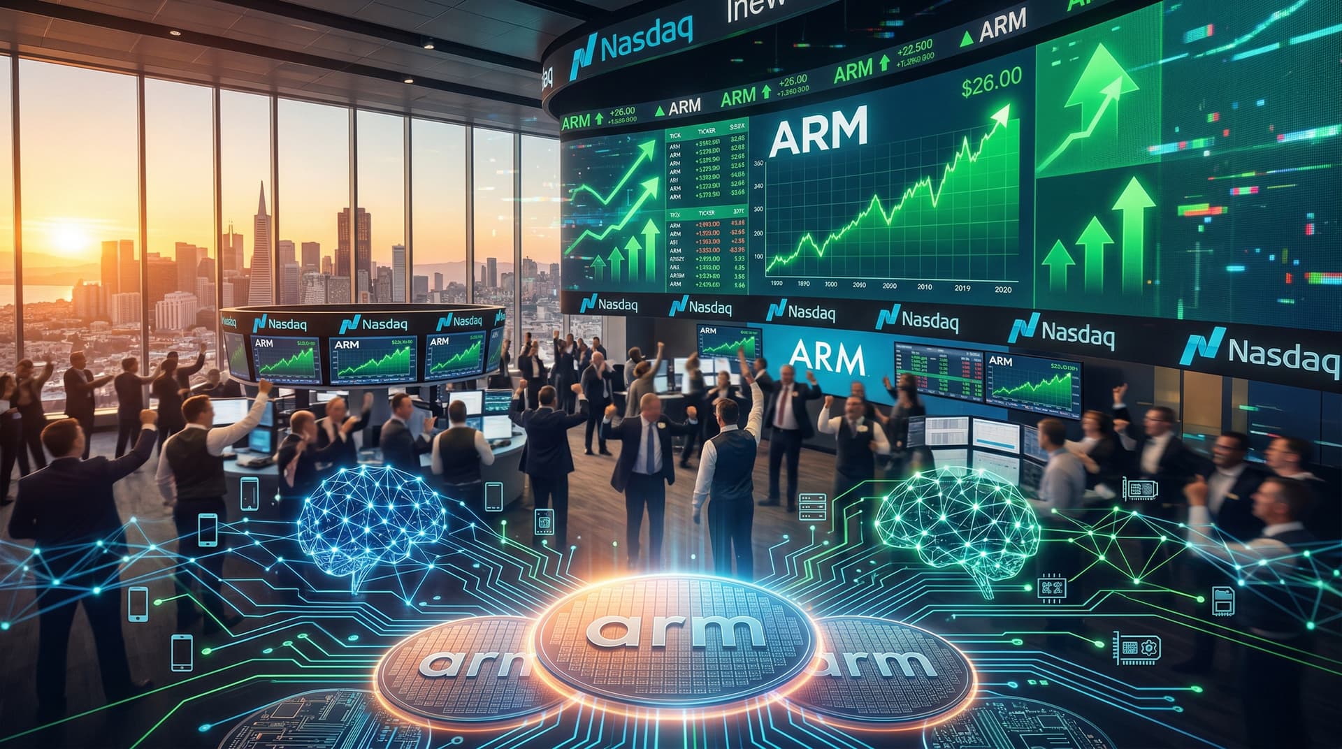 Arm's Blockbuster IPO Raises $4.87B, Signals Tech Revival