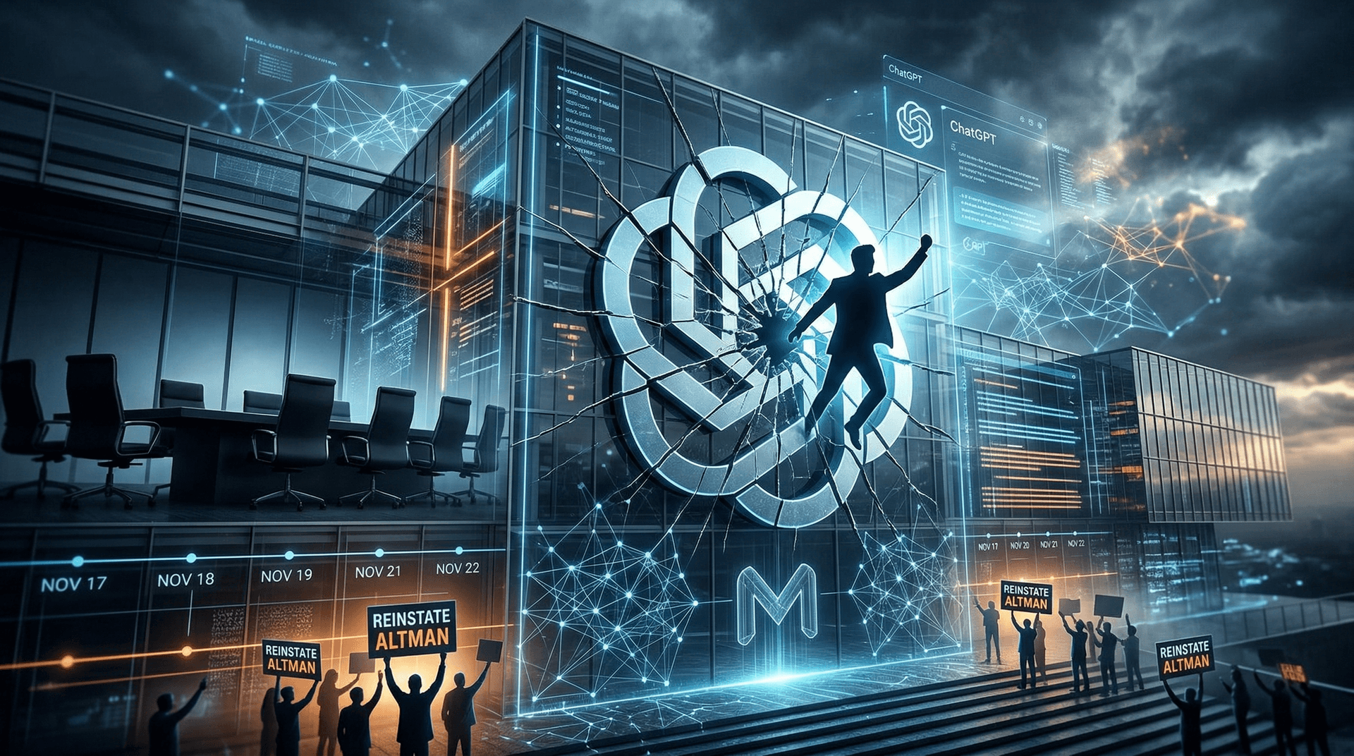 OpenAI Chaos: Altman Fired, Rehired in Five Days