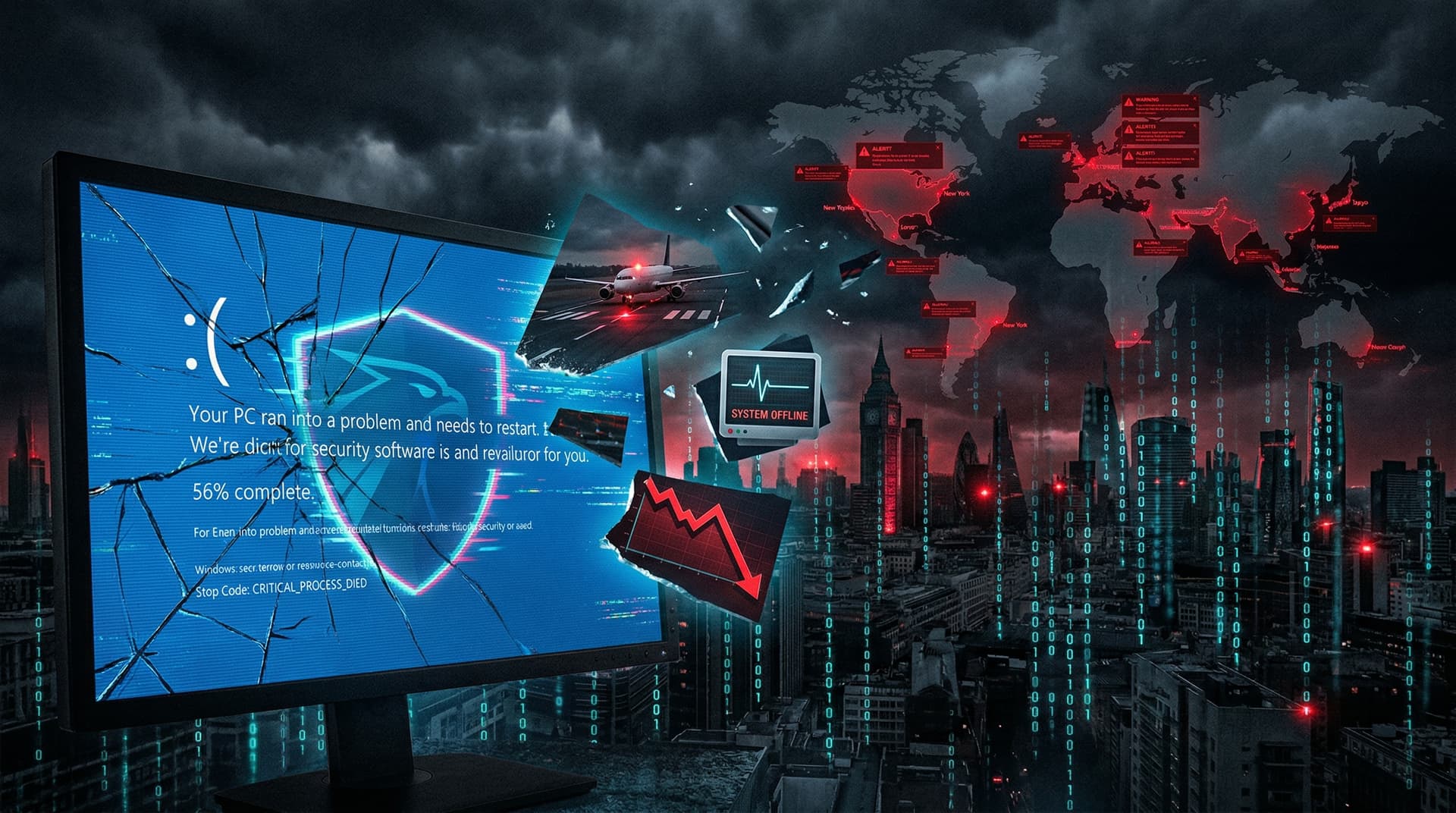 CrowdStrike Outage Cripples Global Systems in Massive IT Meltdown