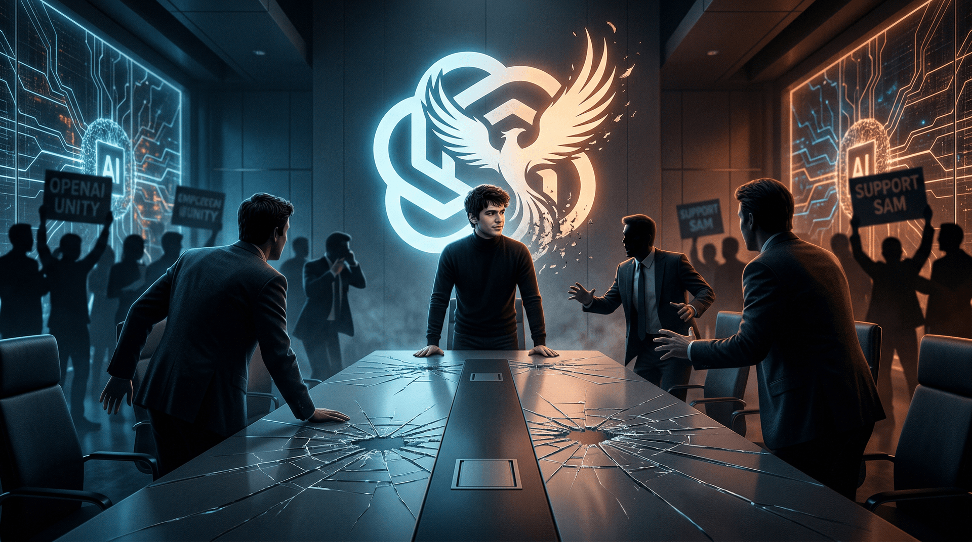 OpenAI's Dramatic CEO Ouster and Reinstatement Shakes AI World