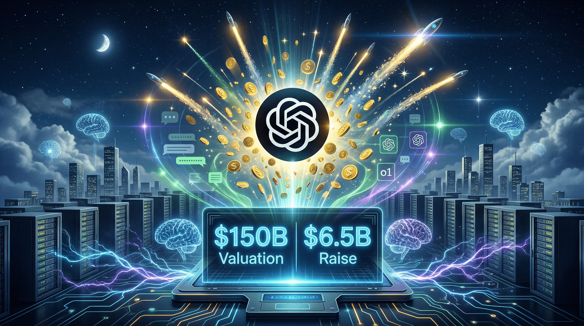 OpenAI in Talks for $6.5B Raise at Staggering $150B Valuation
