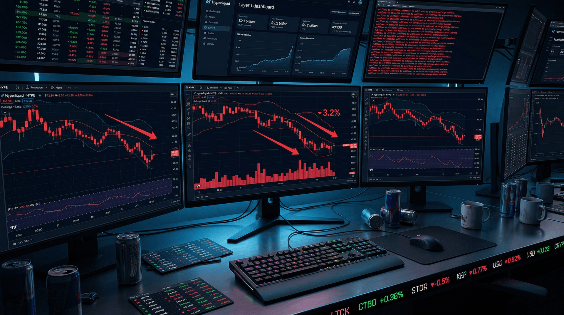 Hyperliquid HYPE Token Drops 3.2% to $40.96 USD in Post-Launch Sell-Off