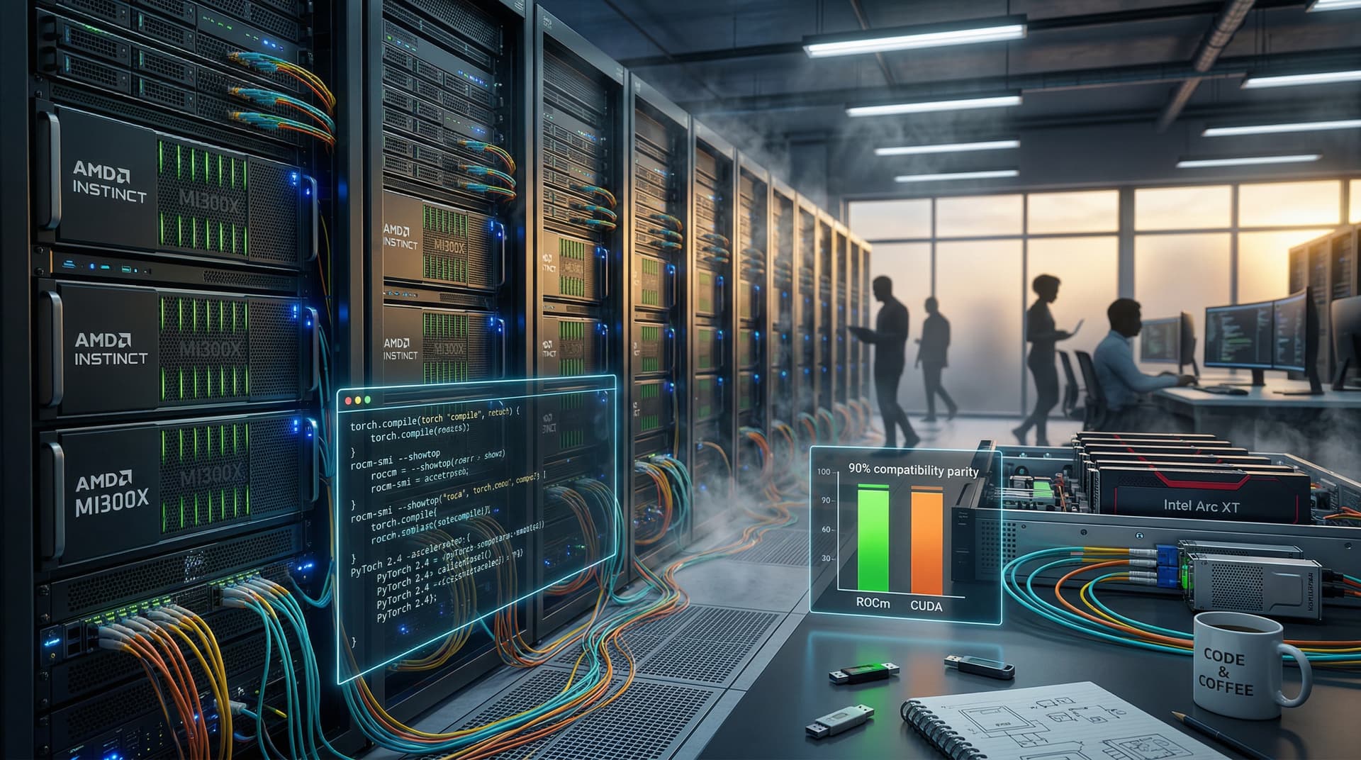 AMD ROCm 7.0 Released April 13 Achieving 90% Nvidia CUDA Parity