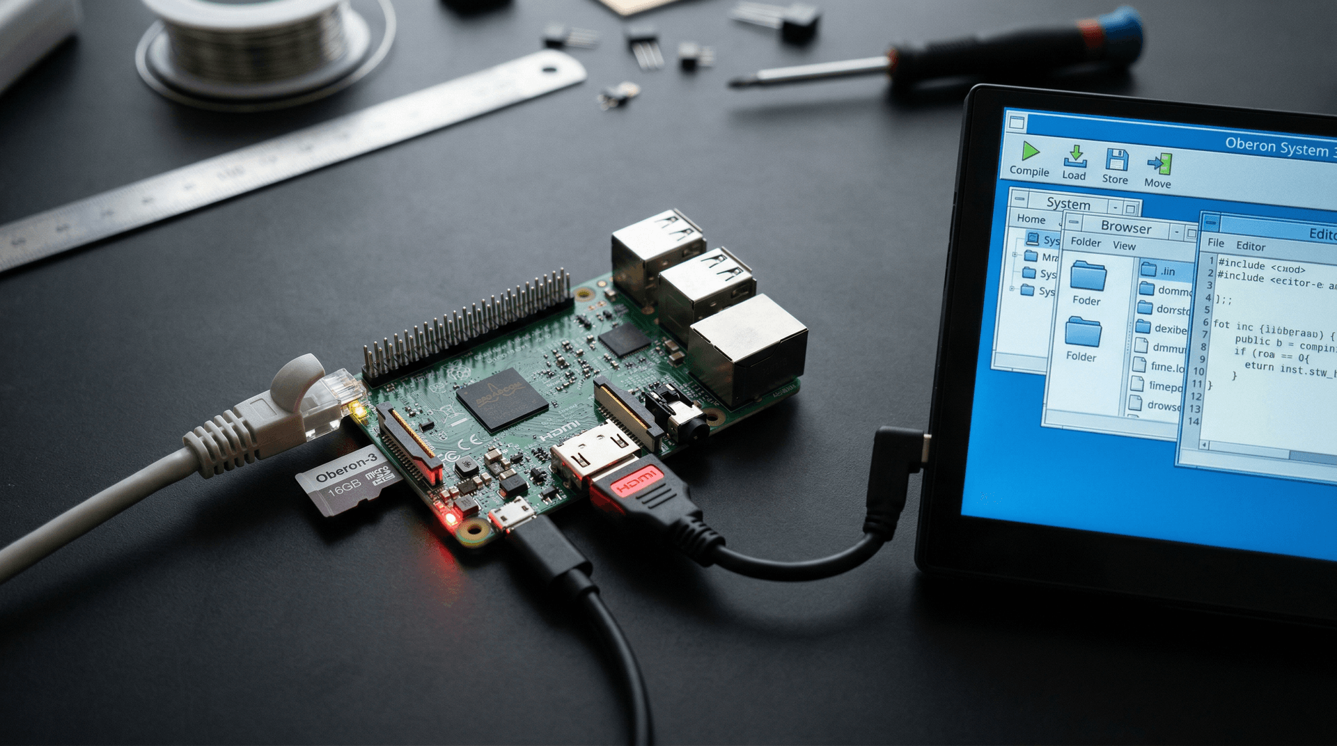 Oberon System 3 Adds Raspberry Pi 3 Native Support, Boots in 2.5s