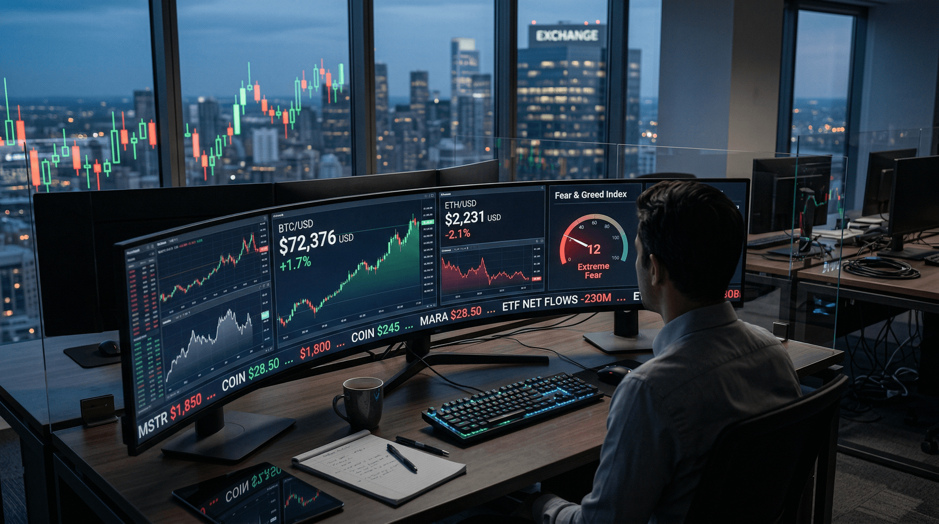 5 Cryptocurrency Stocks Rise as Bitcoin Hits $72,376 April 13