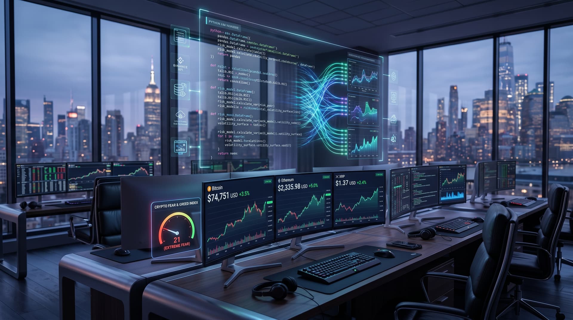 LangAlpha AI Coding Agent Launches on Hacker News as BTC Hits $74,751 USD