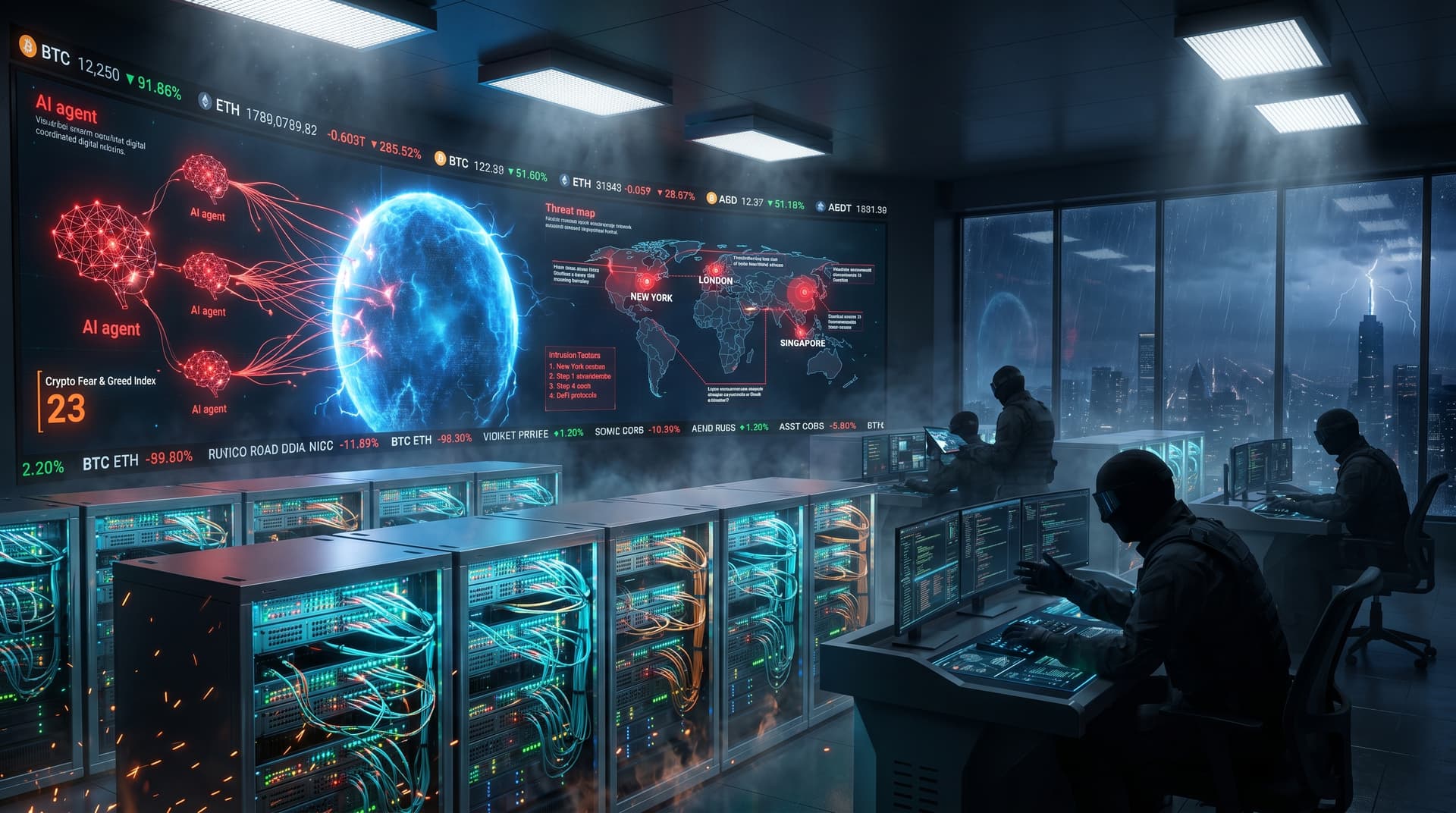 Agentic Attacks: IBM Launches Defenses as BTC Hits $74K, Fear 23