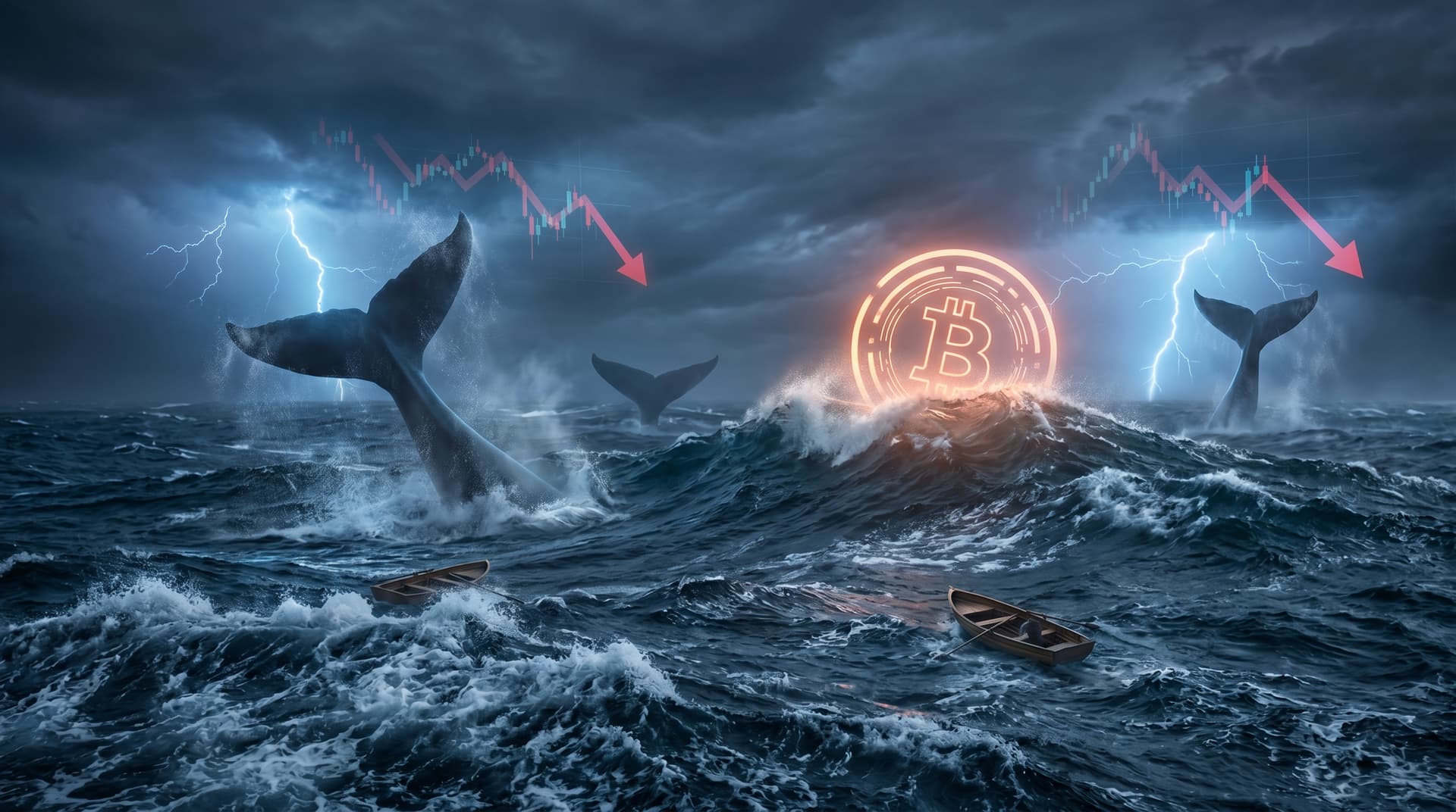 Crypto Whales Pullback Drives Fear & Greed Index to 23 on April 16