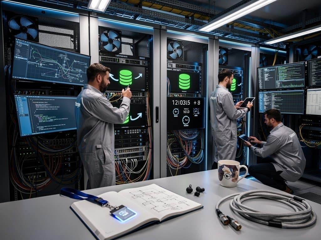 Postgres queue visualization with latency metrics and server nodes